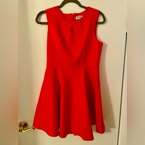 NWT Never worn! Molly Bracken flouncy mini dress. Size Small. Red.